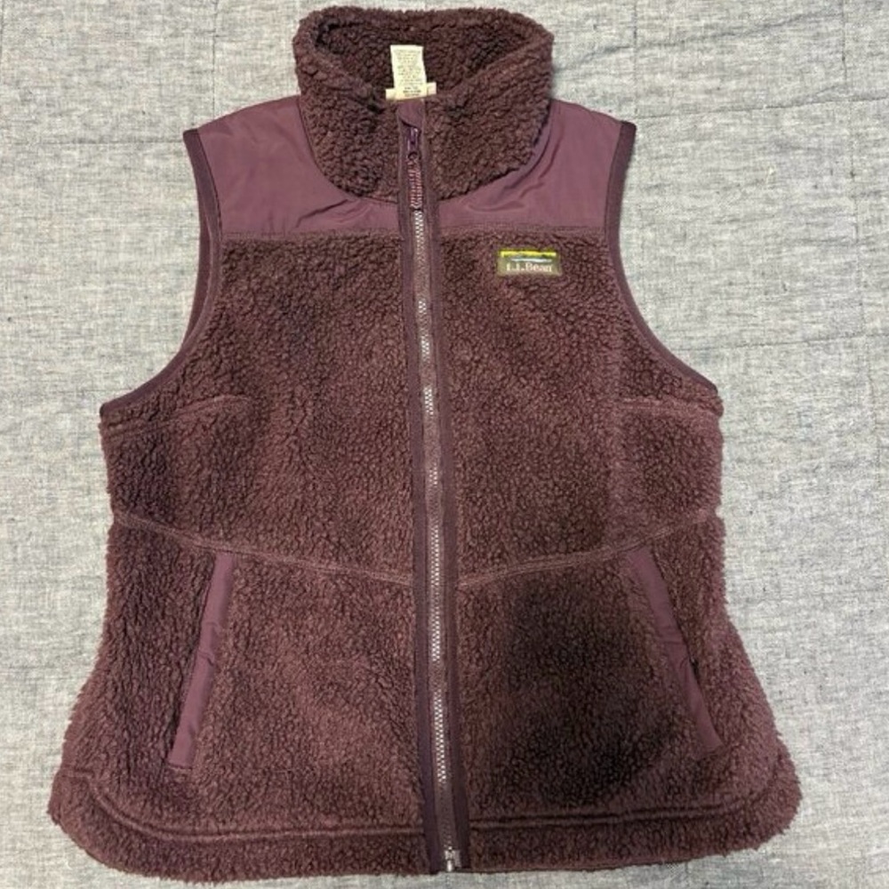 Plush Purple Fleece Vest